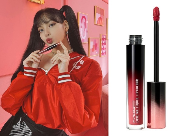 BLACKPINK LISA 同款唇膏:M.A.C 特潤霧光唇釉 #498 Still Winning 開放索吻