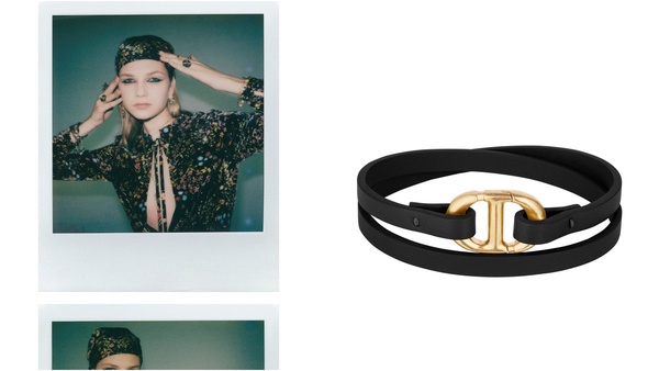 Dior Petit CD 黑色圓章項鍊,NT21,000