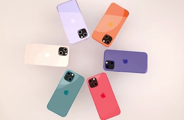 垃圾桶藍再見！iPhone 13最新「寶寶藍」渲染圖曝光，1TB超大容量 ＋指紋辨識驚喜登場