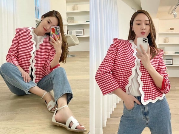 牛仔褲私服穿搭1：Jessica