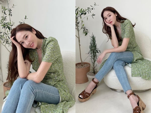 牛仔褲私服穿搭1：Jessica