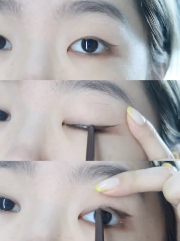 單眼皮「淡眼妝」教學！詳解單眼皮＆腫泡眼眼妝重點，眼線、下眼影這樣畫乾淨不吃妝
