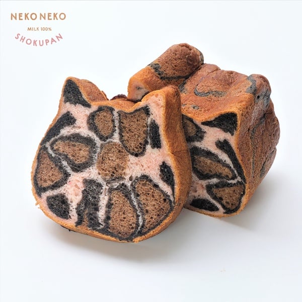 Neko neko shokupan打造「粉紅豹貓咪吐司」！