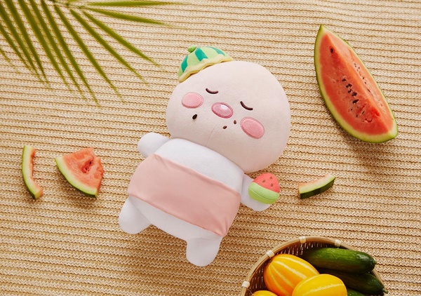 Kakao Friends夏季新品登場！萊恩小西瓜玩偶邊睡邊吃好萌，超實用製冰模具也超欠收
