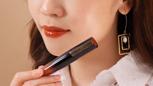 L'oreal 水光潤澤空氣吻唇露 #304橘鑽石，NT.﻿450