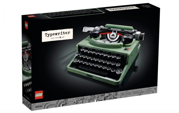 LEGO「薄荷綠打字機」復古登場！圓形打字鍵盤超精緻，還能實際體驗用打字機打字換行