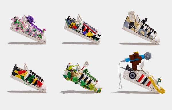 積木做的球鞋！LEGO x Adidas聯名翻玩「經典Superstar」，神還原貝殼鞋頭、三葉標誌～