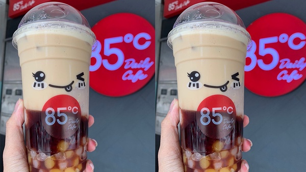滿滿半杯料！85度C「爆料奶茶」新上市，芋泥、芋圓、地瓜圓、紫米讓你嚼不停