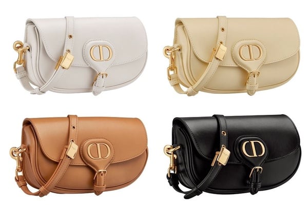 2021 極致黑精品包推薦No.1:Dior Lady Dior 黑色釕金屬小羊皮中型提包 NT$150,000