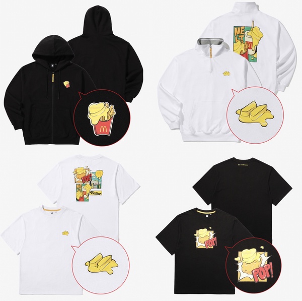 阿米們看過來！BTS x 麥當勞聯名第二彈來襲，兩大系列多款商品，成員手繪插圖超迷人！
