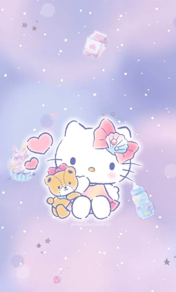 Hello Kitty 手機桌布推薦 Top15！超夢幻凱蒂貓現身螢幕，每天治癒眼球好舒心～