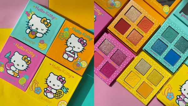 Colourpop x Hello Kitty「熱帶水果彩妝」亮相！繽紛配色夏日感十足，Kitty迷別錯過！