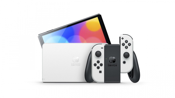 任天堂新推出「白色Switch主機」！絕美白色主機太有質感，新型7吋OLED螢幕功能再升級