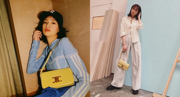 2021 奶油黃包包推薦01:CHARLES & KEITH 金扣馬鞍包,NT. 2,590