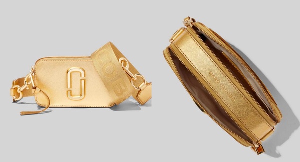 2021 奶油黃包包推薦01:CHARLES & KEITH 金扣馬鞍包,NT. 2,590