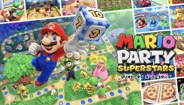任天堂Switch新推出《瑪利歐派對：巨星登場》！瑪利歐派對系列新作，收錄逾百種小遊戲