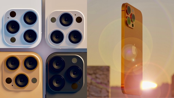 不只霧光黑？iPhone13 絕美「日落金、珍珠粉」渲染圖曝光，果粉狂敲碗上市