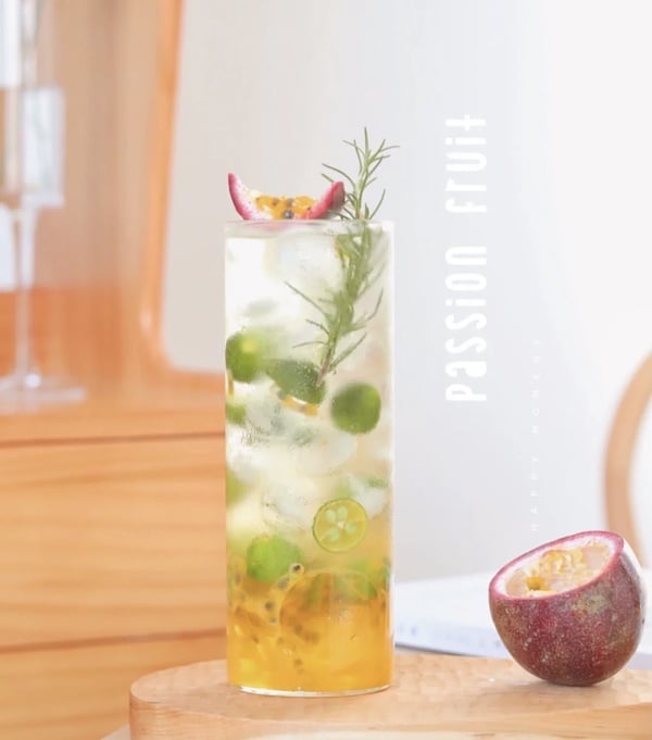 DIY高顏值調酒「水果酒特調」:百香果青檸氣泡果酒