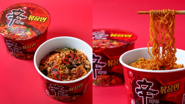 辛拉麵變乾麵！農心推出首款「辛炒麵」，無湯辣度翻倍，還有可愛辛字魚板好吸睛