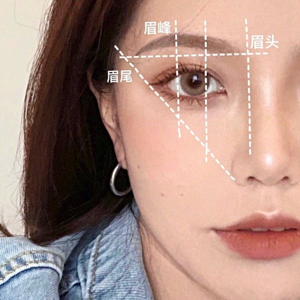 圓弧眉、微挑眉型畫法重點！圓潤眉峰是關鍵，修飾高顴骨稜角、拉長臉型，圓臉方臉必學