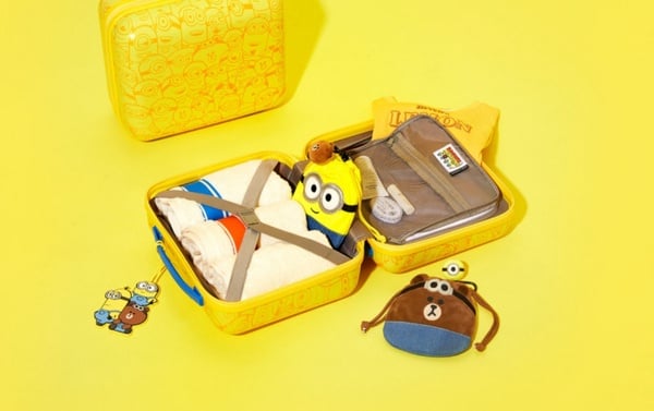 熊大化身小小兵！LINE FRIENDSxMINIONS聯名登場，小小兵行李箱、保冰櫃逾20款等你收藏
