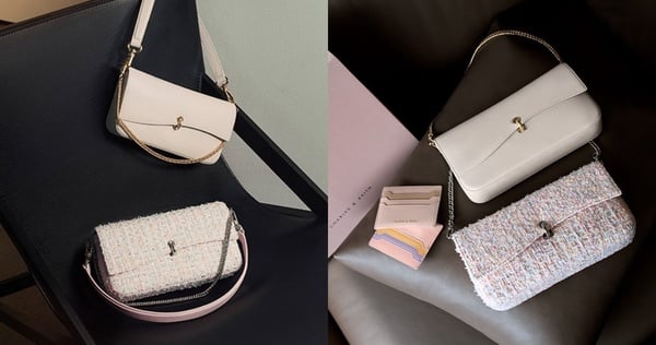 CHARLES & KEITH 推出「七夕愛戀心動禮盒」，小香風「浪漫毛呢粉」絕美必收！