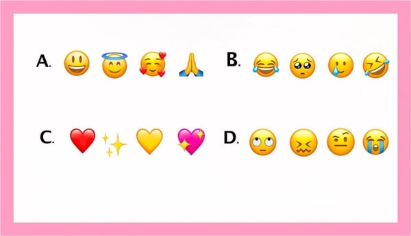 你是樂觀派VS悲觀派？超神準Emoji心理測驗！從最常用表情符號測出隱藏性格、愛情觀