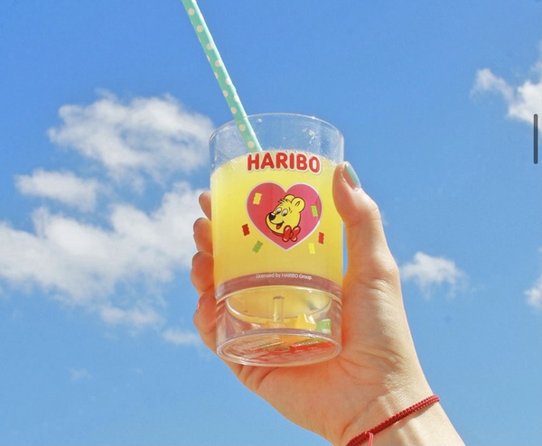 「HARIBO小熊軟糖」金熊透明杯,約NT.200