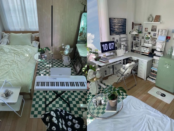 宿舍/租屋/小房間佈置7靈感！碎花布料改造老屋省錢必備，植栽讓房間佈置變夢幻