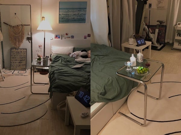 宿舍/租屋/小房間佈置7靈感！碎花布料改造老屋省錢必備，植栽讓房間佈置變夢幻