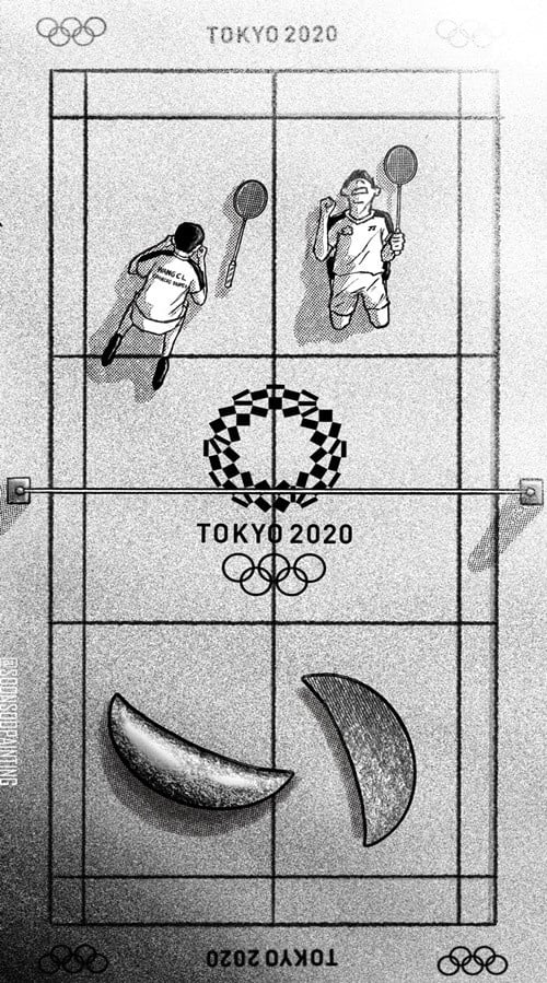 東京奧運手機桌布特搜！手繪小戴、楊勇緯、聖筊CP質感必收，把中華隊在我心中收藏♡
