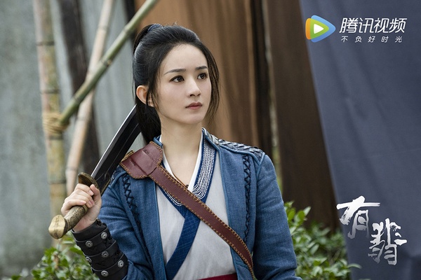 網評2021古裝劇「最美俠女」TOP 1：趙麗穎 飾演《有翡》周翡