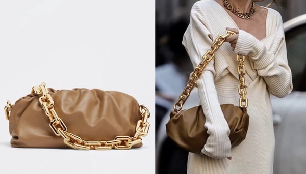 LOEWE 小號Goya頂級小牛皮手袋，NT.113000