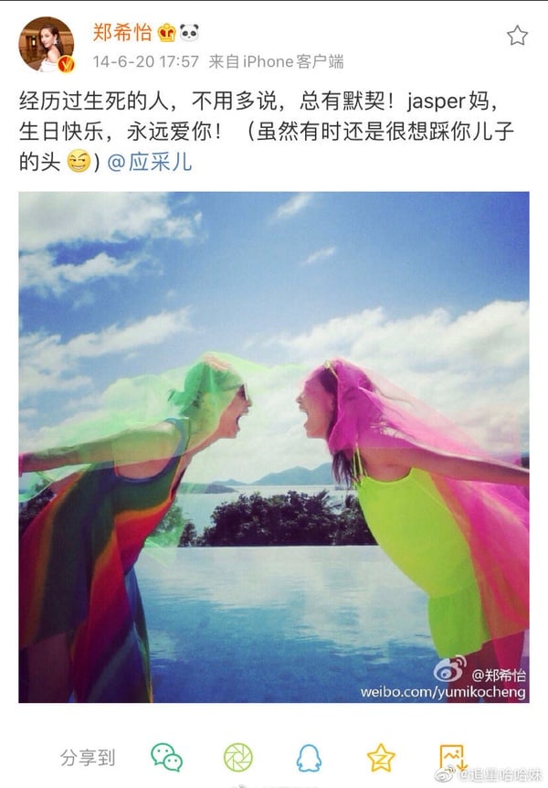盤點五對娛樂圈好閨蜜！陳妍希&楊丞琳好感情人人稱羨，應采兒&鄭希怡更是生死之交！