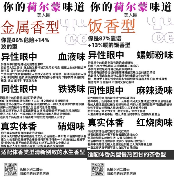 陸網爆紅心理測驗「你的荷爾蒙味道」!8題測出你散發的氣味&速配類型