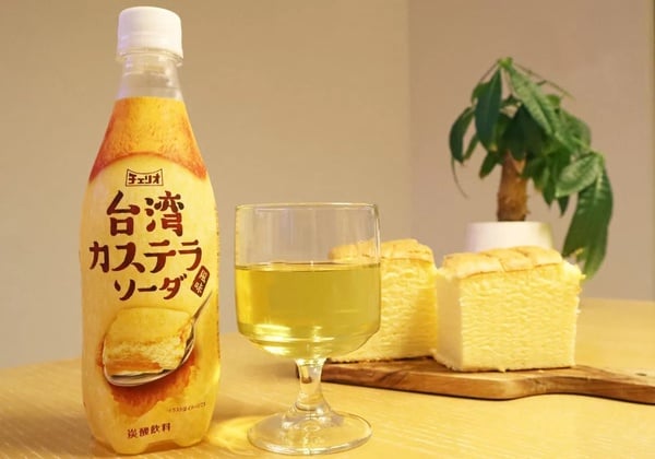 古早味蛋糕變汽水！日本LAWSON新發售「台灣古早味蛋糕汽水」，濃郁雞蛋香意外好評