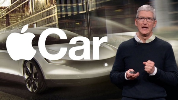 蘋果電動車來了？全新Apple Car預覽曝光，全LED螢幕黑色車身帥度破表！