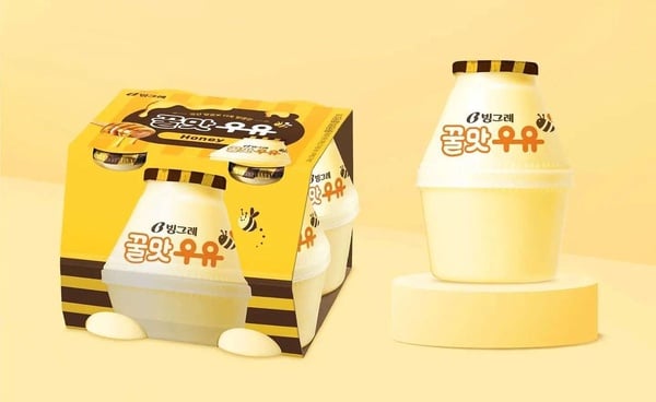 韓國Binggrae香蕉牛奶全新「蜂蜜口味」登場！