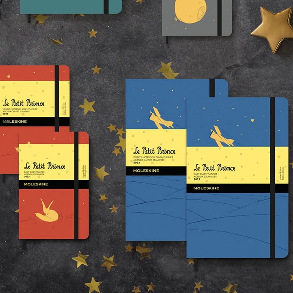 療癒系簡約風格手帳推薦3：MOLESKINE-限定小王子日記手帳