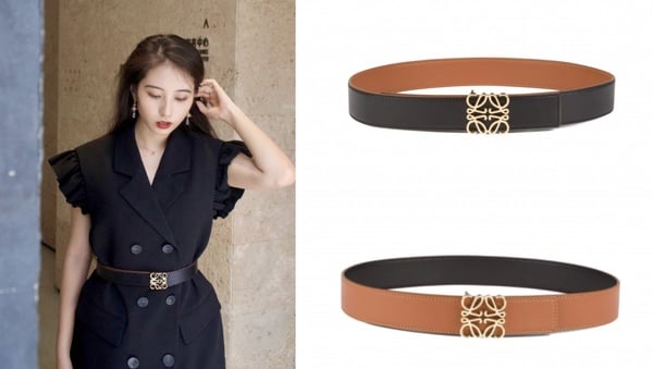 2021經典「精品皮帶」推薦:CELINE 小型TRIOMPHE腰帶,NT.13500