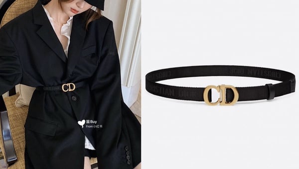 2021經典「精品皮帶」推薦:CELINE 小型TRIOMPHE腰帶,NT.13500