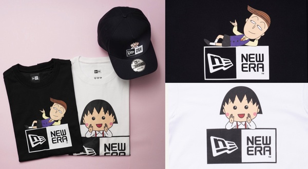 小丸子學生帽實體化！New Era「櫻桃小丸子」聯名開賣，野口、花輪老帽童趣必收