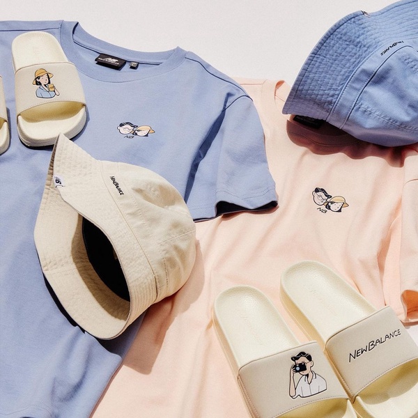 New Balance x Ivy 再推聯名！超可愛夏日野餐風，快穿上情侶拖鞋曬恩愛