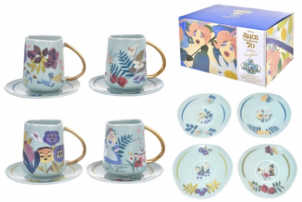 迪士尼《愛麗絲夢遊仙境》70週年紀念商品登場！雙層蛋糕架、杯盤餐具超夢幻必收藏！