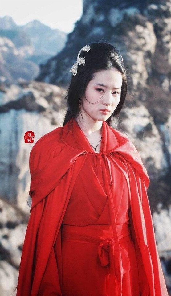 網評「最適合古裝紅衣」的女星TOP 5:劉亦菲