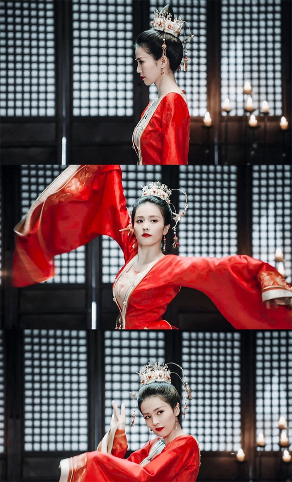 網評「最適合古裝紅衣」的女星TOP 3:白鹿