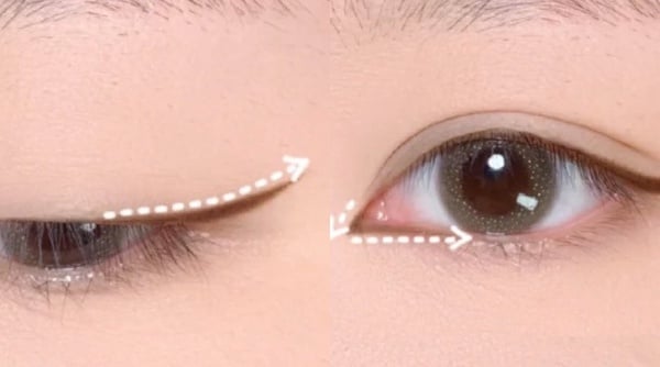 不顯腫「粉色眼影畫法」公開！這樣打底消腫又清透，S型眼線放大雙眼2倍超有神