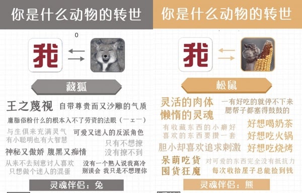 你的前世是什麼動物？陸網爆紅心理測驗！4題測出你的性格、喜好，以及靈魂伴侶！
