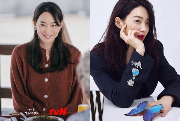 《海岸村恰恰恰》主演戲外造型對比！申敏兒戲外更美豔，華貞反差超大，坎離奶奶年輕是大美女