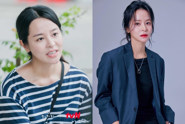 《海岸村恰恰恰》主演戲外造型對比！申敏兒戲外更美豔，華貞反差超大，坎離奶奶年輕是大美女